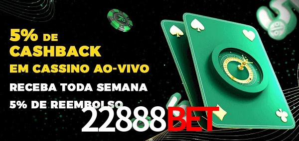 Promoções do cassino ao Vivo 22888Bet